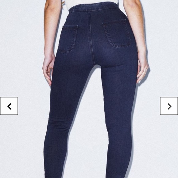 American Apparel Easy Jean in Dark Wash - Picture 2 of 7